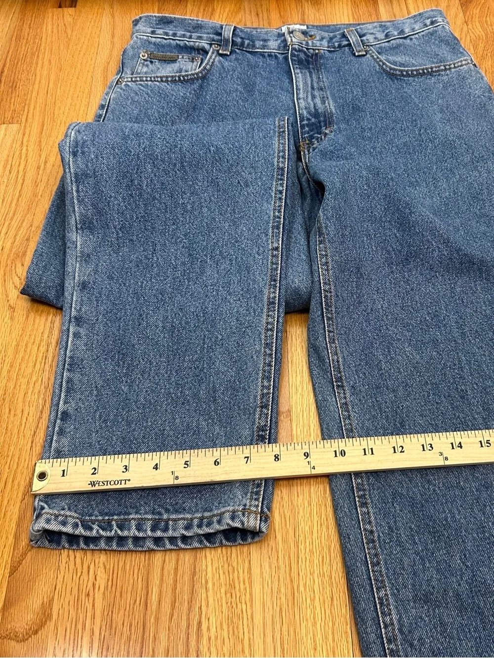 Vintage 90s Calvin Klein Stonewash Straight Leg Jeans